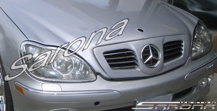 Custom Mercedes S Class  Sedan Grill (2000 - 2002) - $399.00 (Manufacturer Sarona, Part #MB-005-GR)